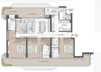 Smartworld Elie Saab Floor Plan 2